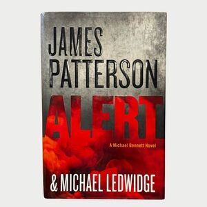 5/$20 JAMES PATTERSON ALERT Hardcover Book